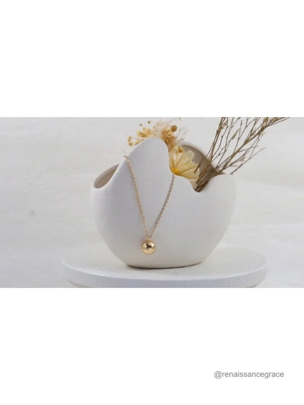 18K Gold Plated Pendant Long Chain Necklace Fashion Jewelry